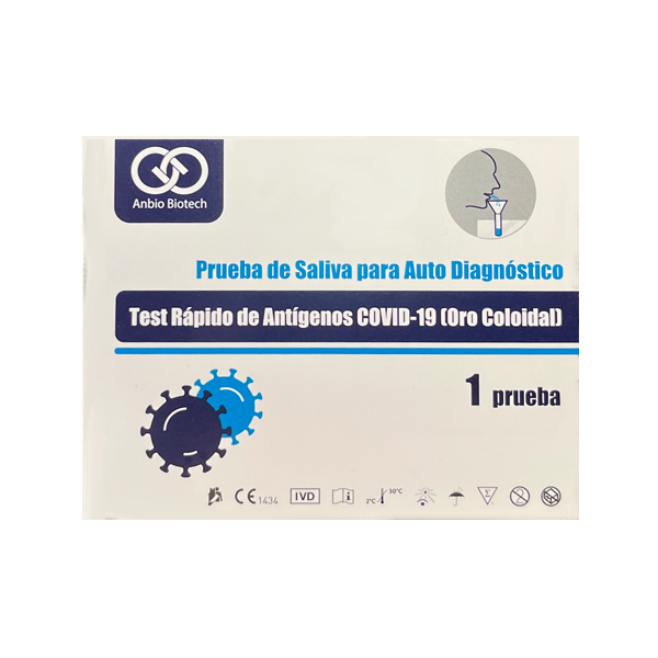 Test rápido de antígenos COVID ANBIO – SALIVA