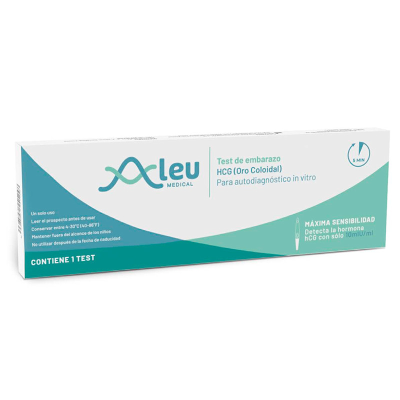 TEST DE EMBARAZO HCG (Oro Coloidal)  ALEU MEDICAL