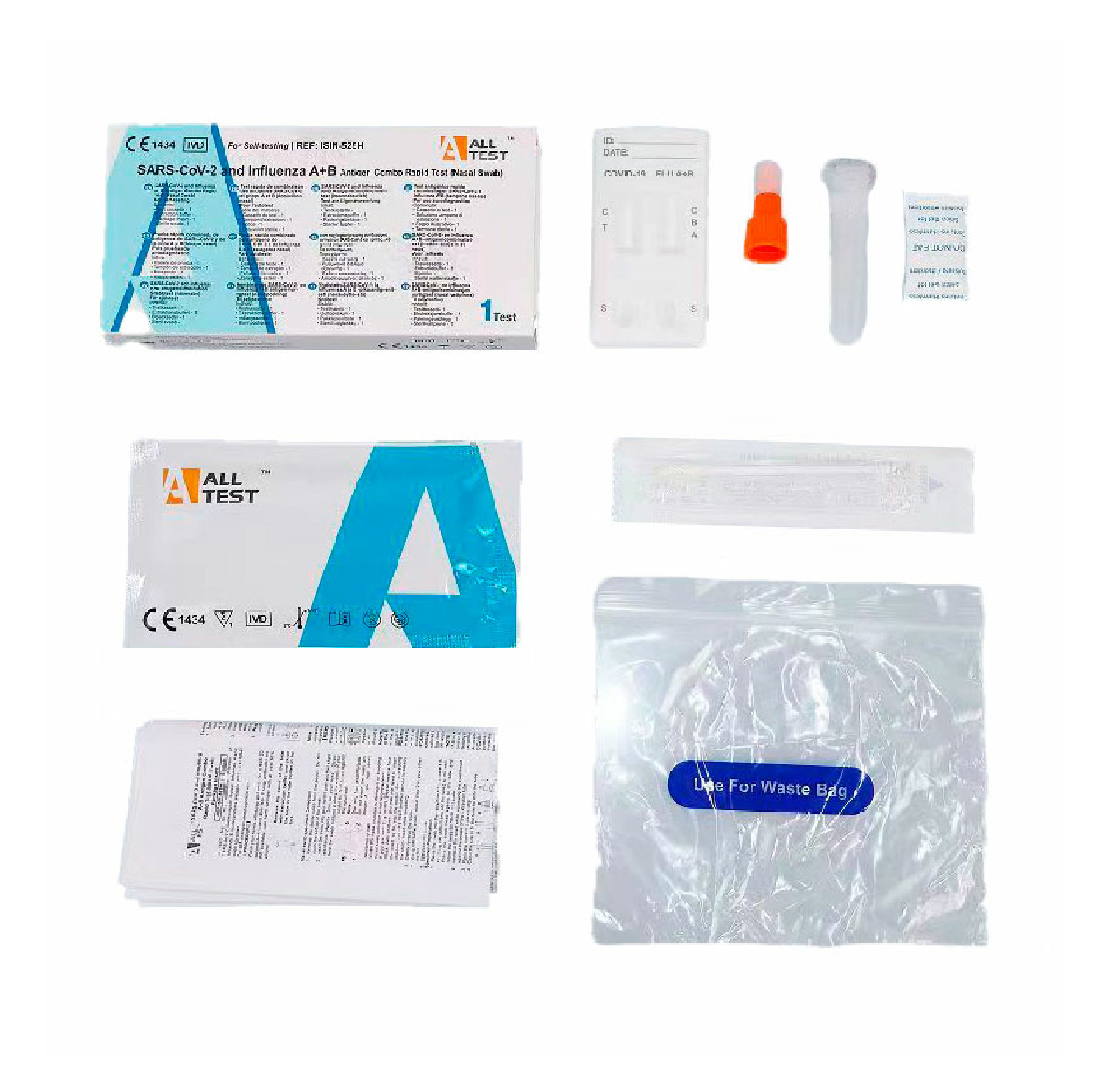 TEST ANTIGENOS GRIPE AB Y COVID-19 | NASAL | ALL TEST | CAD: 08/2027