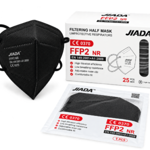 FFP2 | JIADA | NEGRA | CAJA DE 25 UNIDADES | CAD: 05/2031